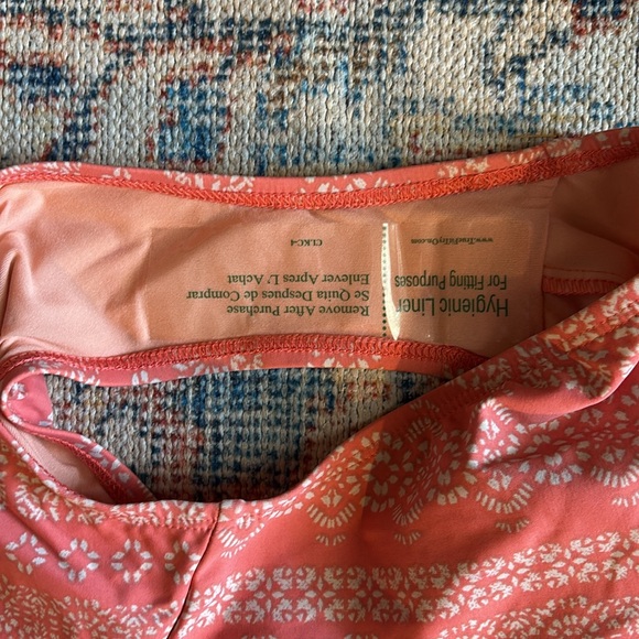 Robin Piccone Isla Plunge One Piece Swimsuit in Terracotta SZ 6 NWOT - Picture 5 of 5